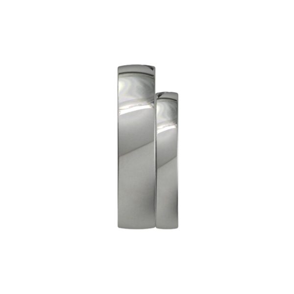 Half a heart platinum wedder set